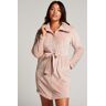 Hunkemöller Fleece Zip Bathrobe Pink  - female - Size: XXS/XXS