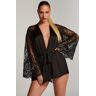 Hunkemöller Jennifer Kimono Black  - female - Size: XS/S