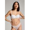 Hunkemöller Angie Padded Strapless Underwired Bra White  - female - Size: B40