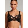 Hunkemöller Iggy Half-Padded Underwired Longline Bra Black  - female - Size: B40