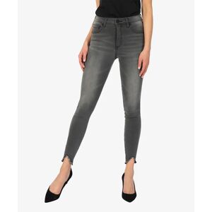 vendor-unknown Connie High Rise Fab Ab Slim Fit Ankle Skinny (Sustainable - Enticing Wash)  - Enticing W/Grey Base Wash - Size: 8