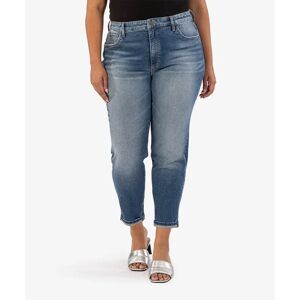 vendor-unknown Rachael High Rise Fab Ab Mom Jean, Plus (Elicited Wash)  - Elicited W/Medium Base Wash - Size: 20W