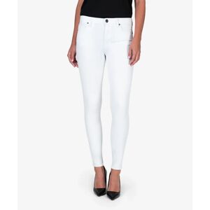 vendor-unknown Mia High Rise Slim Fit Skinny (White)  - Optic White - Size: 16