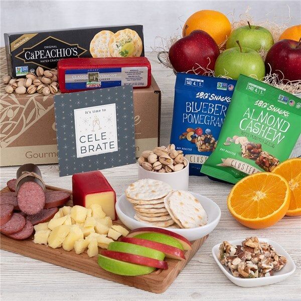 GourmetGiftBaskets.com It's Time to Celebrate Fruit Gift Box