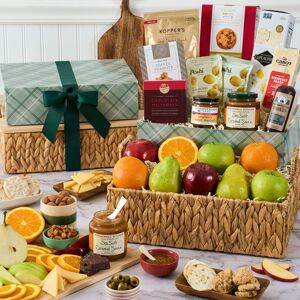 GourmetGiftBaskets.com It's Time to Celebrate Bountiful Fruit Basket