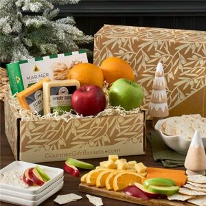 GourmetGiftBaskets.com Happy Holidays Fruit Gift Box