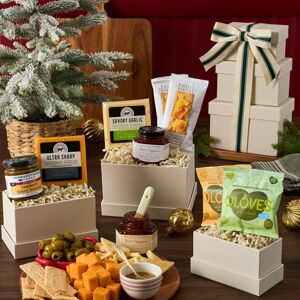 GourmetGiftBaskets.com Holiday Snack Tower