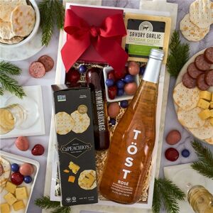 GourmetGiftBaskets.com Non-alcoholic Champagne Holiday Gift