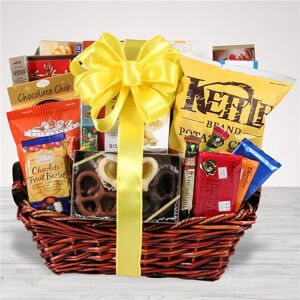 GourmetGiftBaskets.com Gourmet Snack & Chocolate Basket Same Day Delivery - Classic