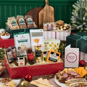 GourmetGiftBaskets.com Charcuterie and Cheese Deluxe Gift