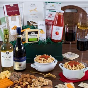 GourmetGiftBaskets.com Italian Gift Basket - Wine Duo