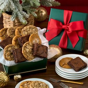 GourmetGiftBaskets.com 'Tis The Season Cookie and Brownie Bakery Gift Box - Small