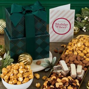 GourmetGiftBaskets.com Happy Holidays Snack Gift Box
