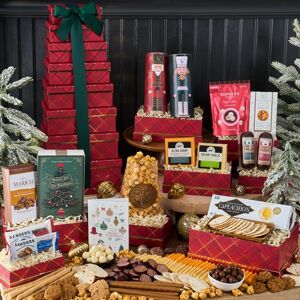 GourmetGiftBaskets.com Season's Greetings Gift Tower