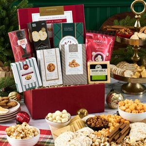 GourmetGiftBaskets.com Corporate Christmas Gift with Snacks