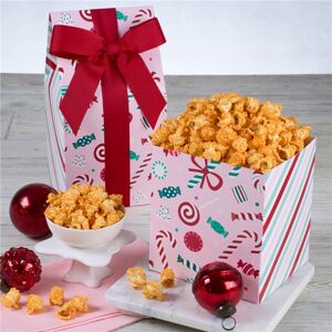 GourmetGiftBaskets.com Happy Holidays Cheesy Cheddar Popcorn Gift