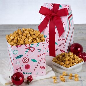 GourmetGiftBaskets.com Happy Holidays Caramel Popcorn Gift