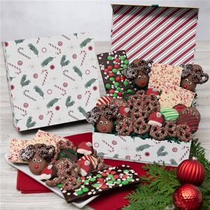 GourmetGiftBaskets.com Joy and Cheer Belgian Chocolate Gift Box