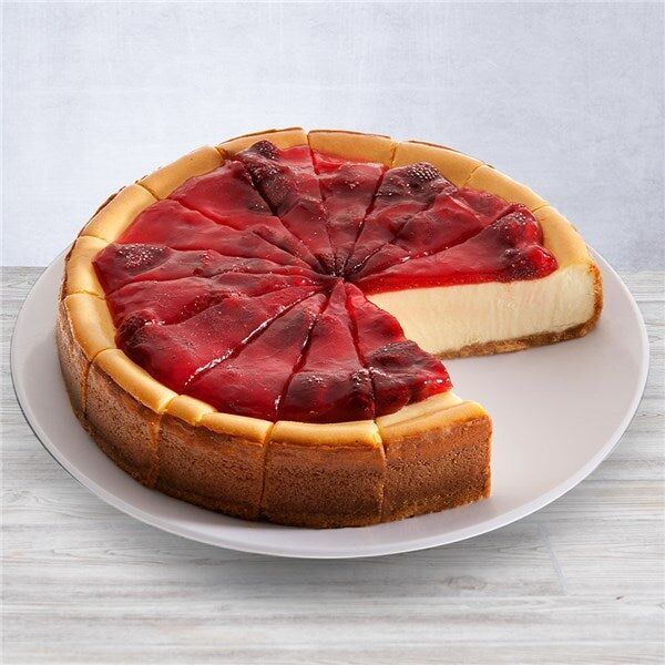 GourmetGiftBaskets.com New York Strawberry Topped Cheesecake