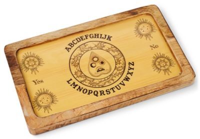 Spencer's Ouija Board Wooden Tray