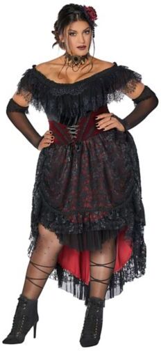 Spencer's Adult Victorian Vampiress Costume - The Signature Collection