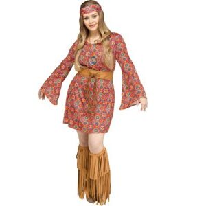 Spencer's Adult Free Spirit Hippie Plus Size Costume