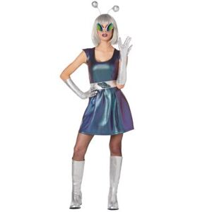 Spencer's Adult Galactic Girl Alien Dress Costume