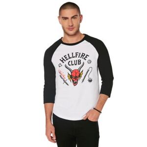Spencer's Adult Hellfire Raglan T Shirt - Stranger Things