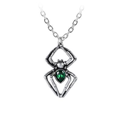ALCHEMY OF ENGLAND INC Emerald Spiderling Necklace
