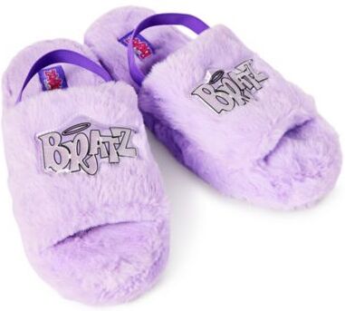 GROUND UP INTERNATIONAL LLC Fuzzy Purple Spa Slippers - Bratz