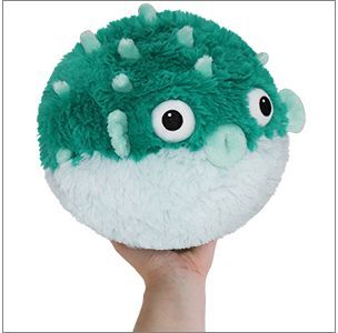 SQUISHABLE.COM INC Mini Teal Pufferfish Plush Toy - Squishable