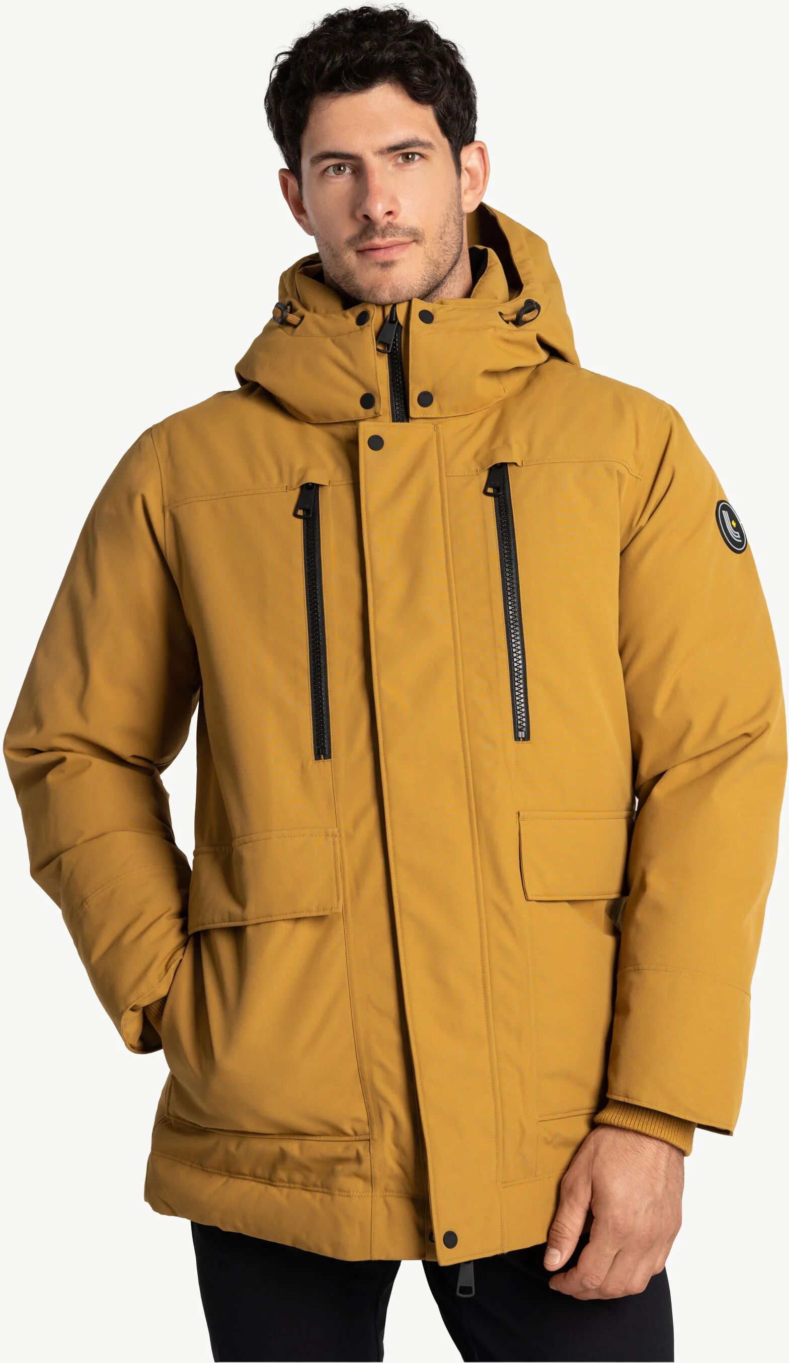 Lole Urban Canvas Parka Jacket  - male - Cumin - Size: Medium