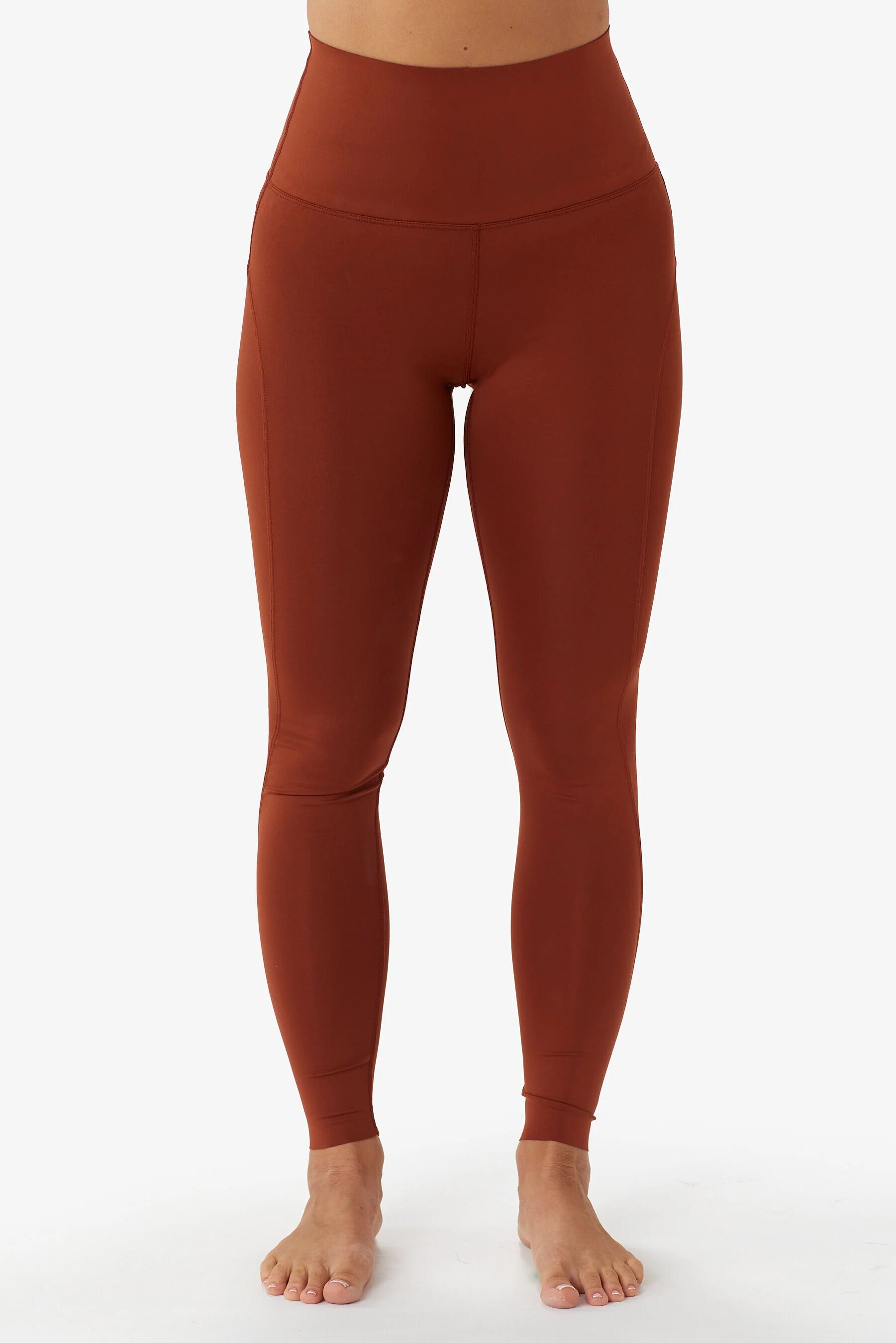 Lole Mile End High-Waisted Ankle Leggings  - female - Saffron - Size: Large