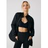 Lole 3/4 Bomber Jacket  - female - Black - Size: 2X-Large