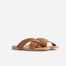 Nisolo Dante Cross Strap Sandal Tobacco