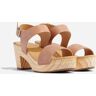 Nisolo All-Day Open Toe Clog Desert Rose