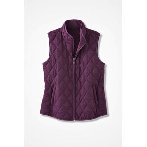 ColdWater Creek Vest for All Seasons Midnight Violet - Size: Medium Women