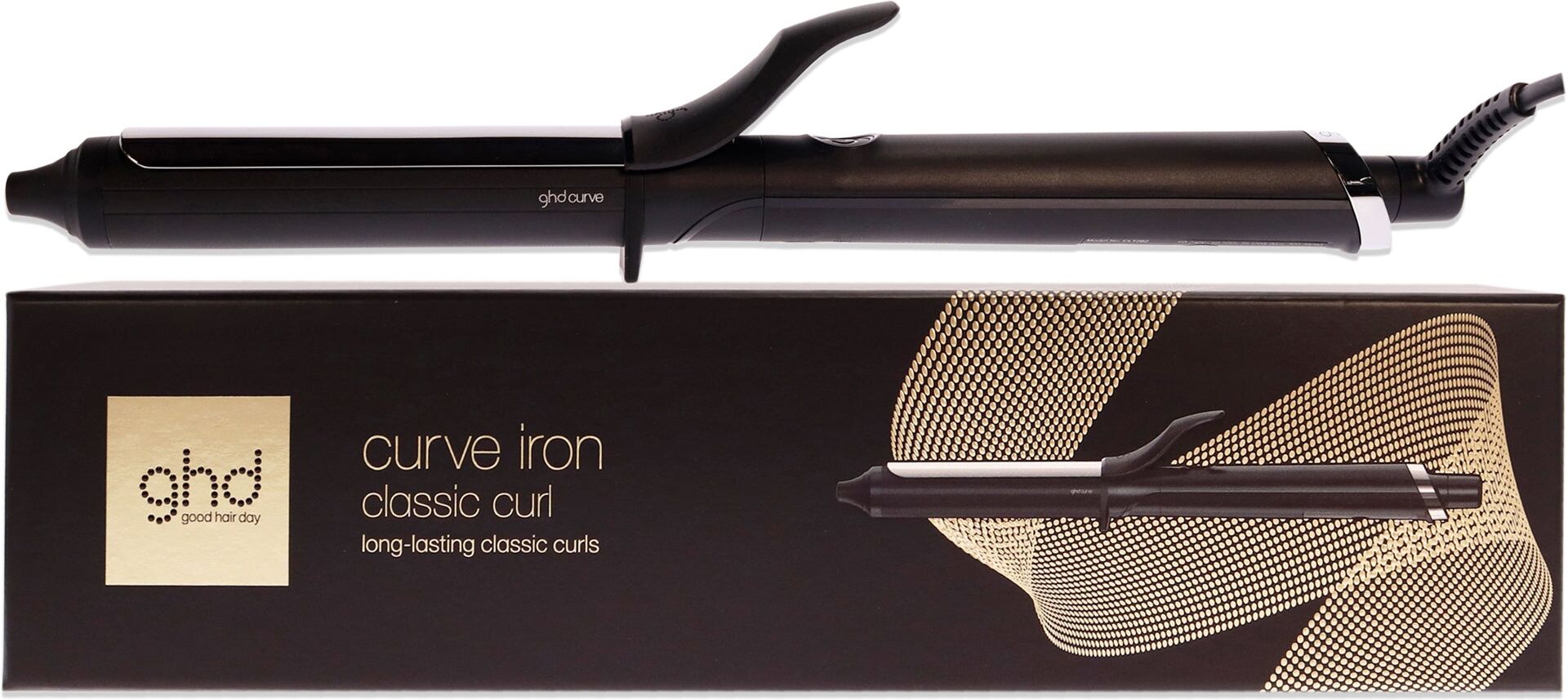 Curve Classic Curl Iron - Model CLT262 - Black by GHD for Unisex - 1 Inch Curling Iron One Size unisex