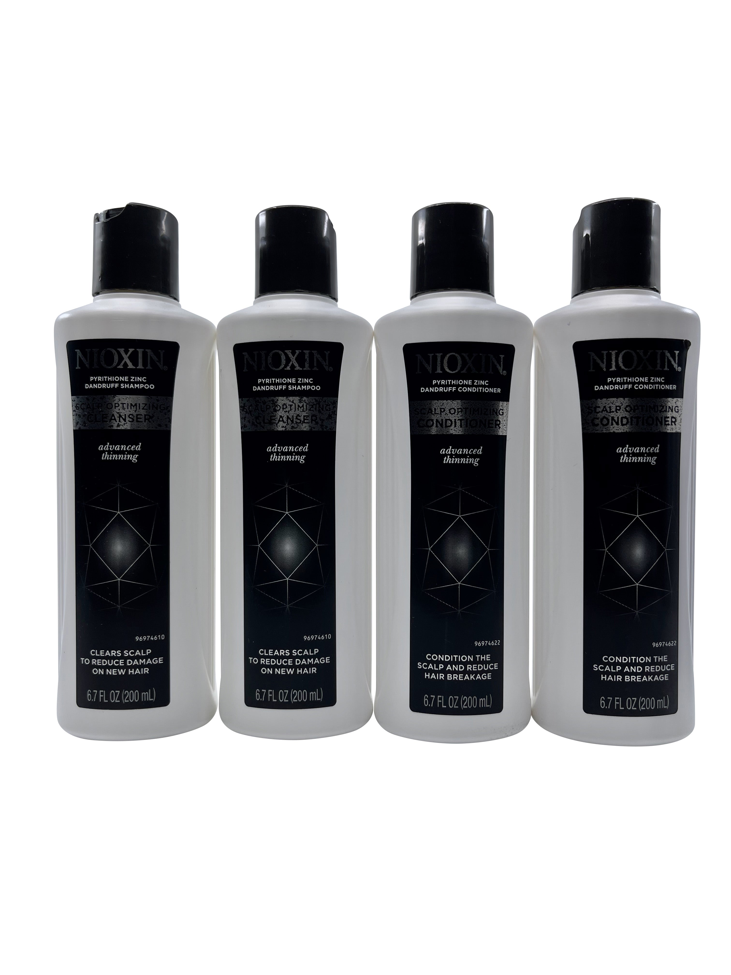 Nioxin Pyrithione Zinc Dandruff Shampoo 6.7 OZ Duo & Conditioner 6.7 OZ Duo One Size