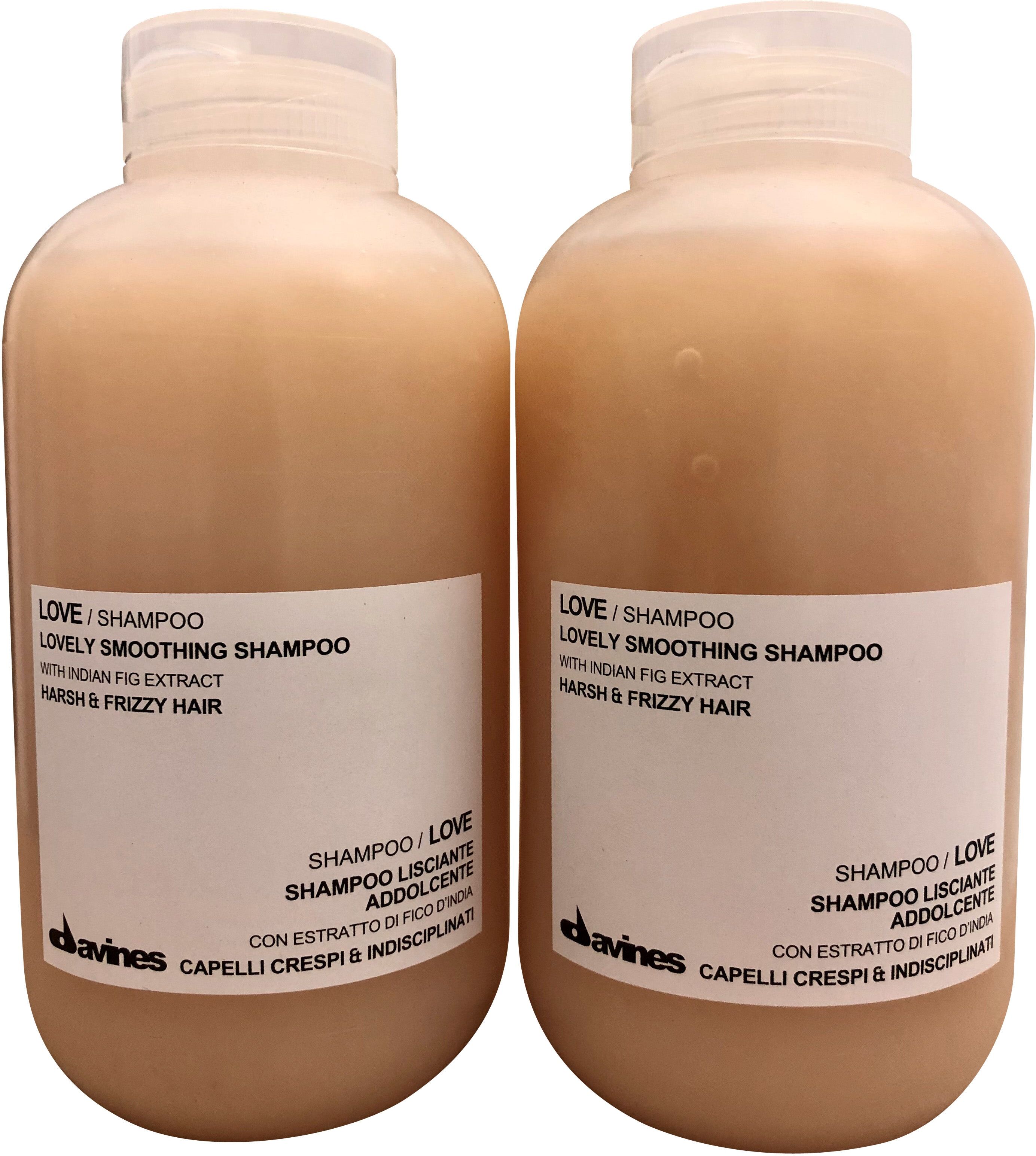 Davines Lovely Smoothing Shampoo Indian Fig Extract DUO 16.9 OZ One Size