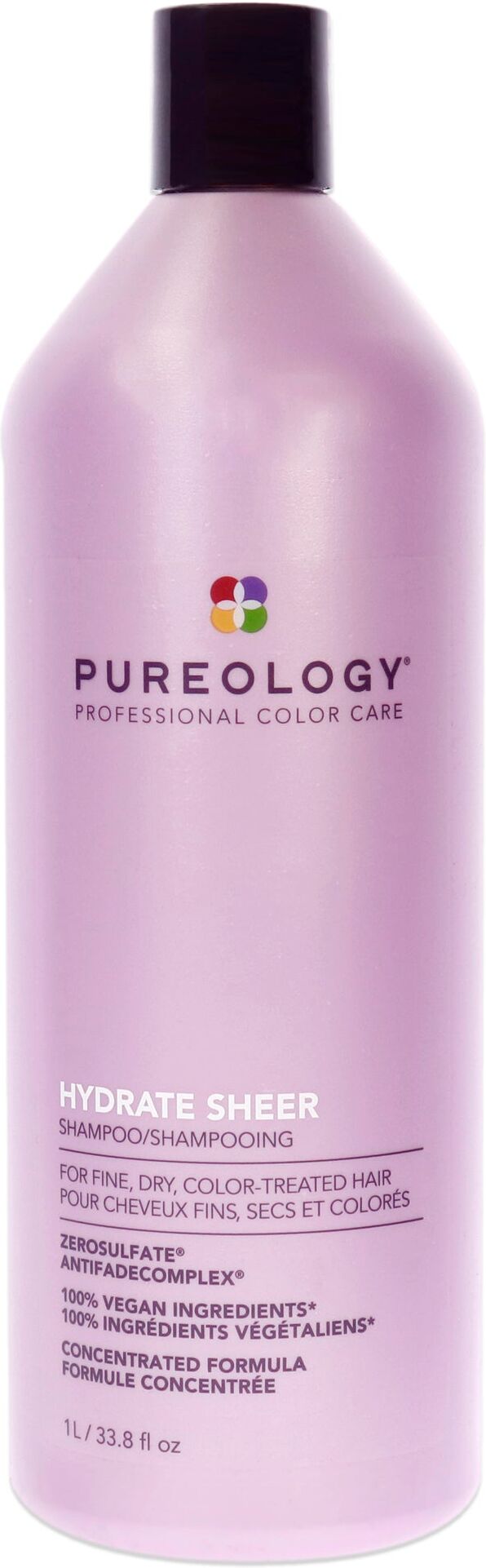 Pureology Hydrate Sheer Shampoo For Unisex 1 Liter Shampoo Medium unisex