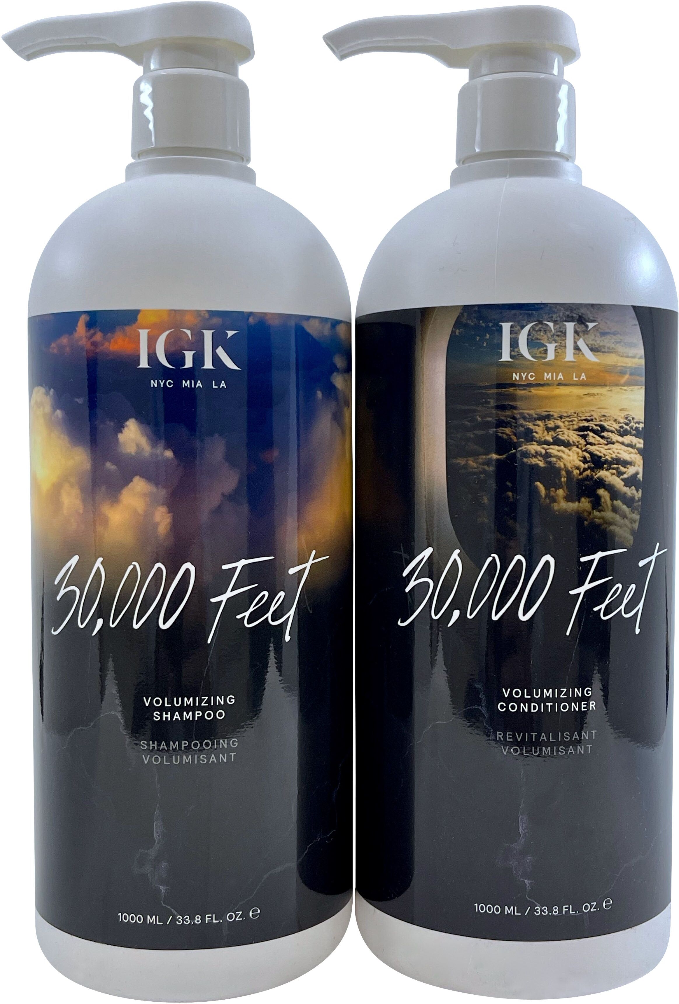 IGK 30,000 Feet Volumizing Shampoo & Conditioner Set 33.8 OZ Each One Size