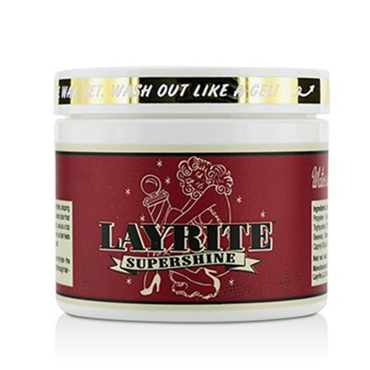 Layrite 213005 4.25 oz Supershine Cream - Medium Hold, High Shine & Water Soluble One Size