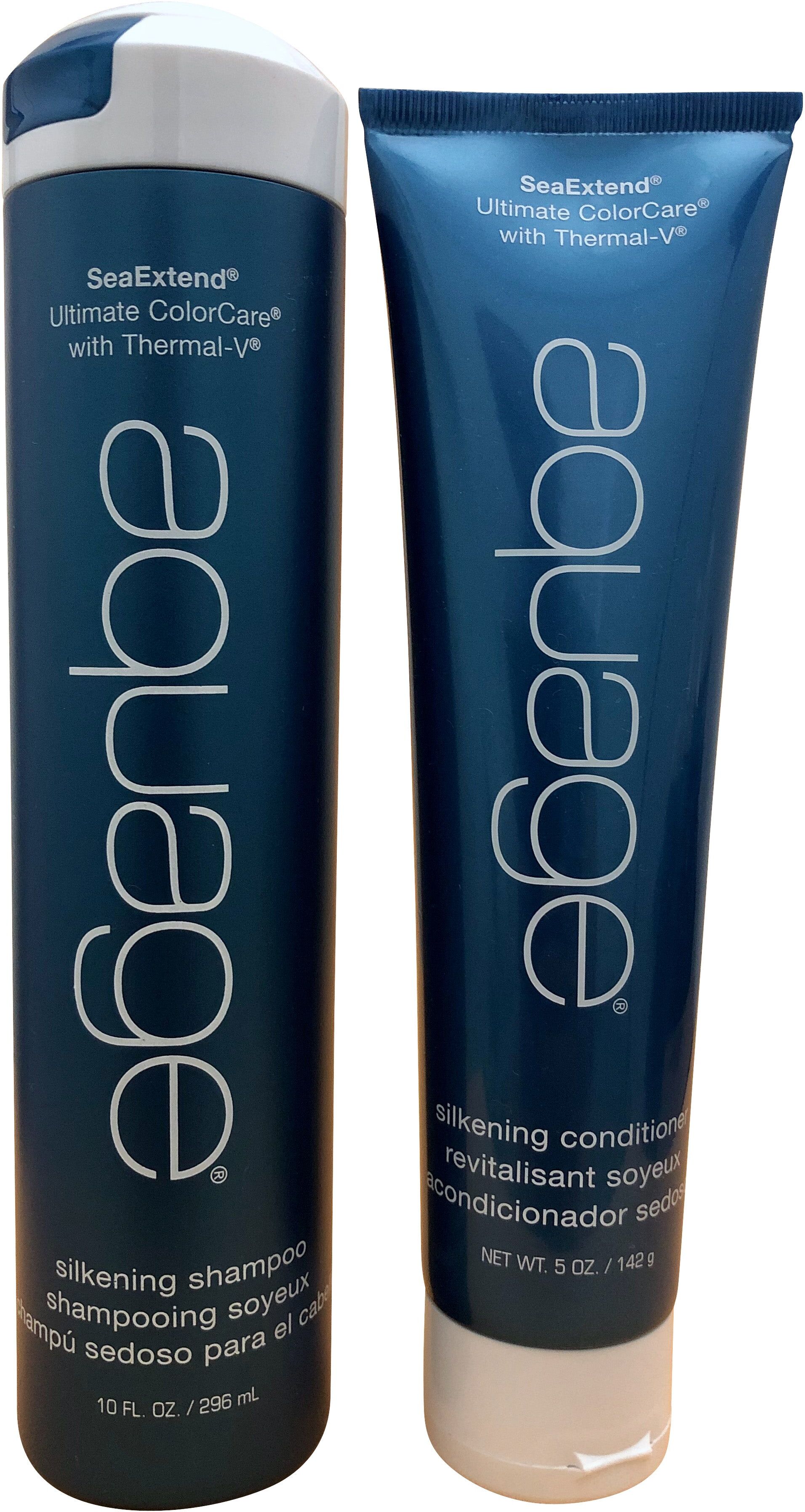 Aquage Silkening Shampoo 10 OZ & Conditioner 5 OZ Set One Size