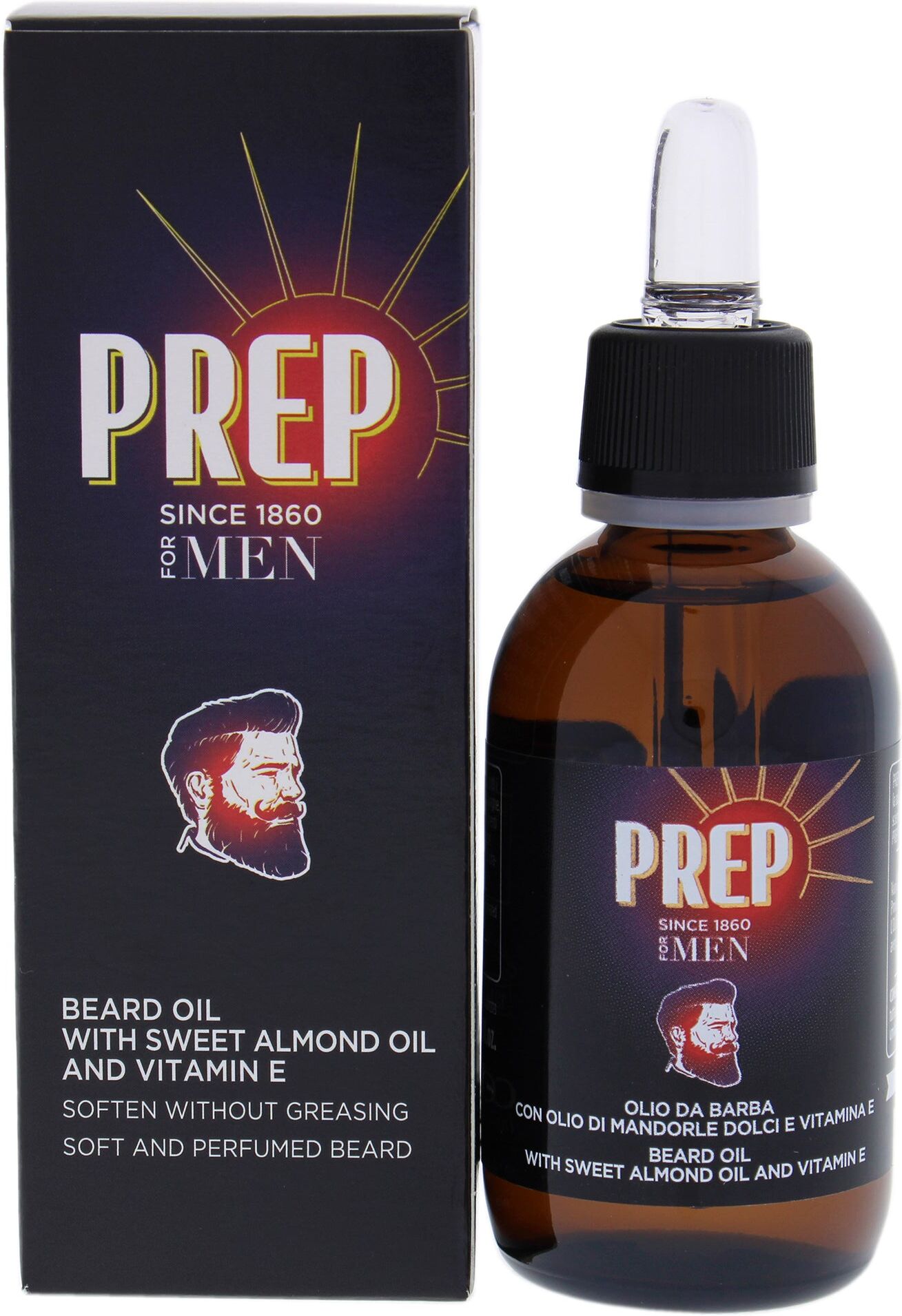 Beard Oil by Prep for Men - 1.7 oz Oil 1.7 oz