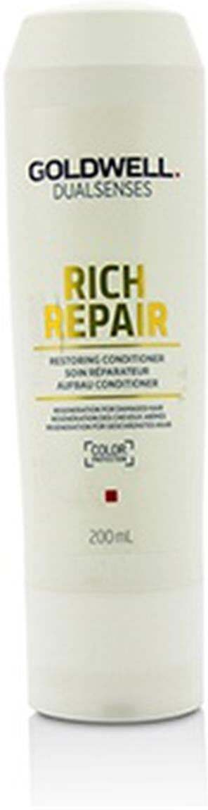 Goldwell 215833 200 ml Dual Senses Rich Repair Restoring Conditioner - Regeneration for Damaged Hair One Size