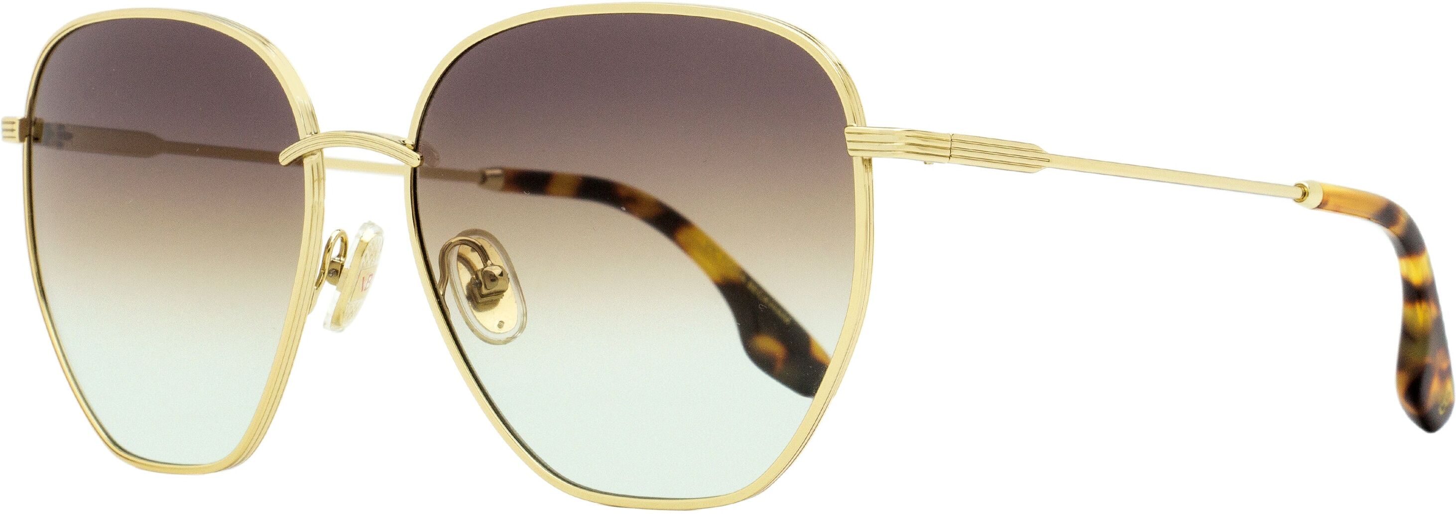 Victoria Beckham Women's Tea Cup Sunglasses VB219S 730 Gold/Tortoise 60mm female