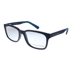 Armani Exchange  AX 3029 8183 54mm Unisex Square Eyeglasses 54mm - black - Size: One Size