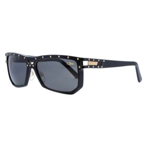 Cazal Rectangular Sunglasses 8028 001 Black/Gold 60mm 8028 - grey