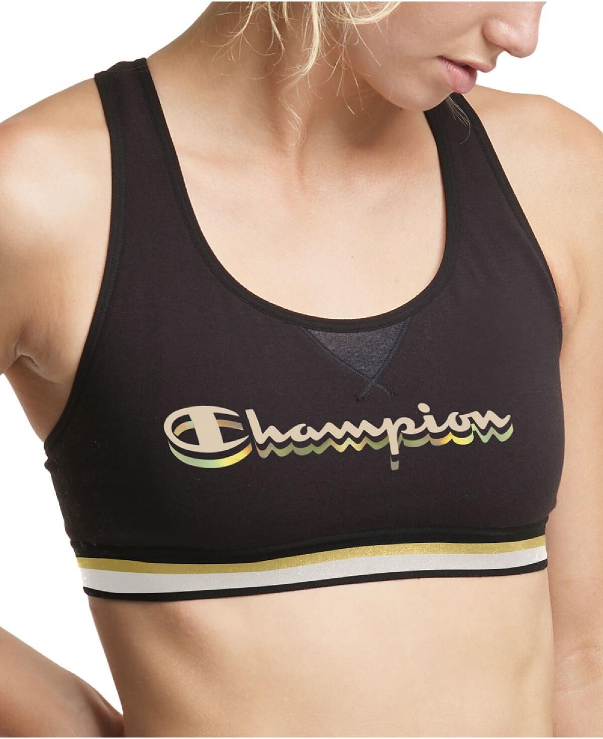 Champion Womens Fitness Running Sports Bra XSmall female